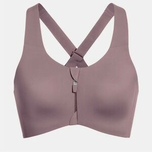 Knix Catalyst Front Zip Sports Bra Mauve Purple Medium Support High Impact